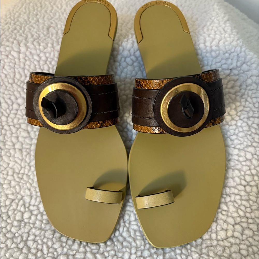 Tory Burch Artisanal Knot Sandals - Picture 2 of 9